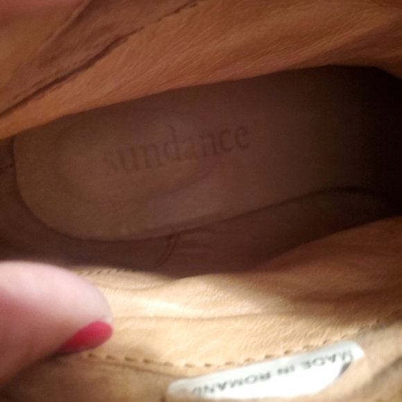 Sundance Womams Leather Ankle Boots, Size 39 (8.5) - Picture 8 of 8